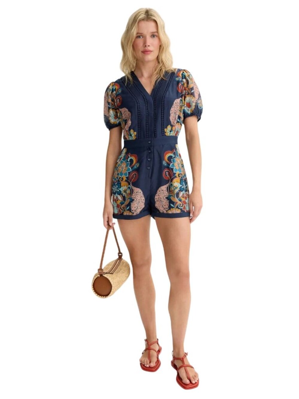 Caballero Anya Cosmic Cheetah Romper in XSmall Womens Playsuit Shorts Outfit